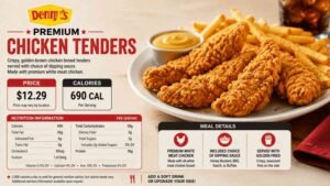 Denny's Premium Chicken Tenders – Price, Calories, Nutrition & Meal Details In 2026