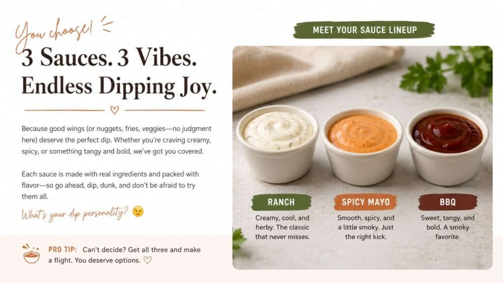 Sauce Options for Denny's Boneless Wings