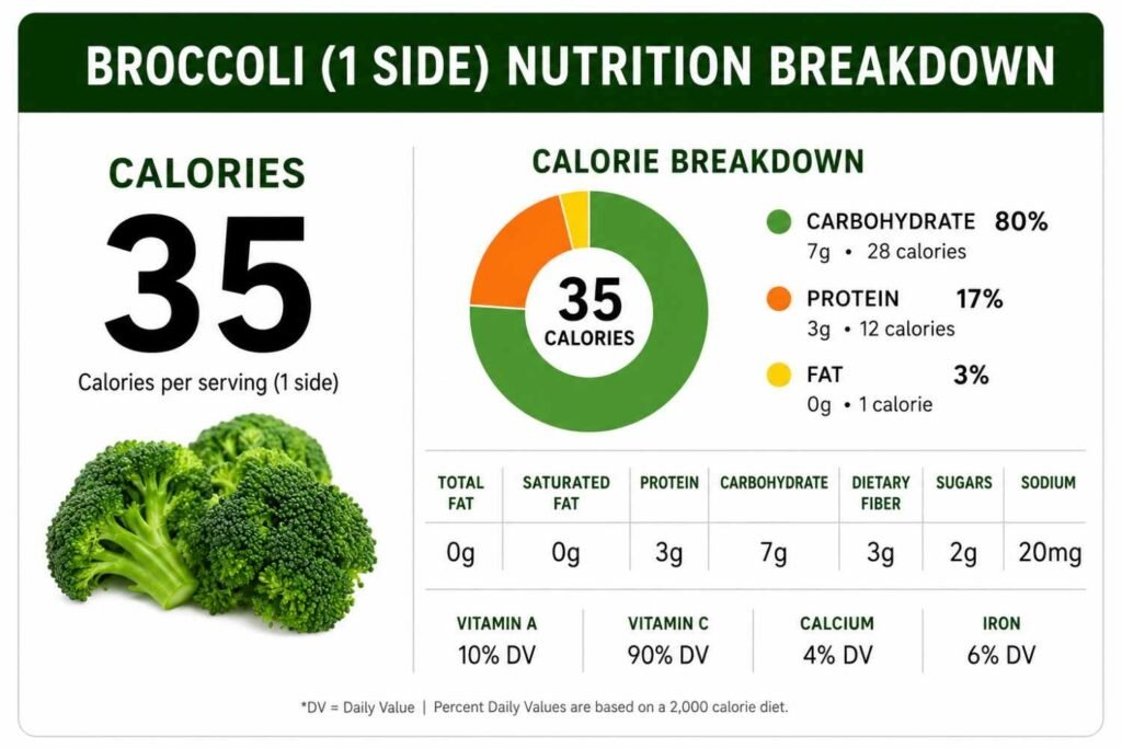 Denny's Broccoli Nutrition Facts