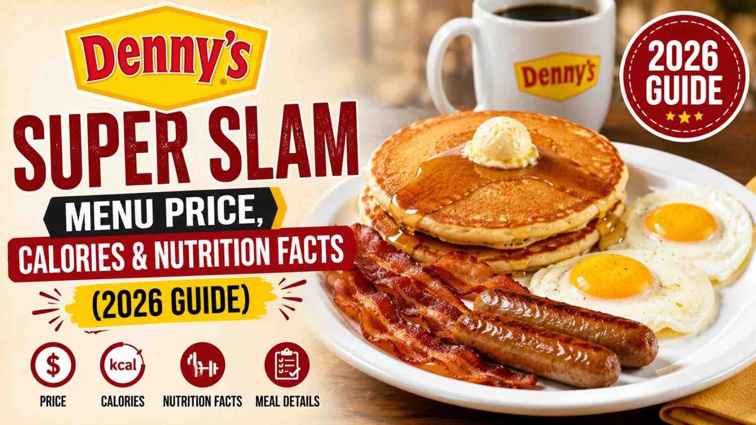 Denny’s Super Slam Menu Price, Calories & Nutrition Facts (2026 Guide)