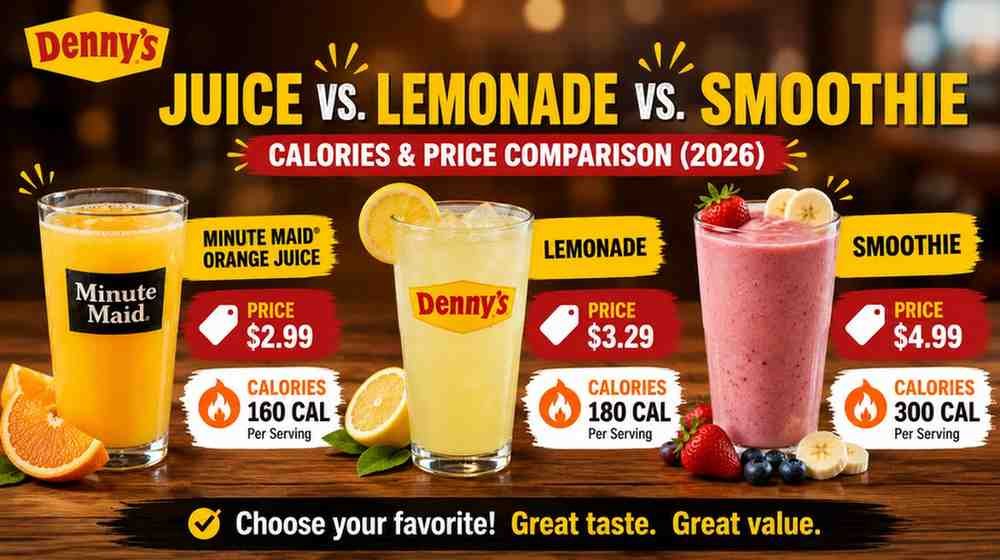 How Denny's Minute Maid® Juice Compares to Other Drink Options