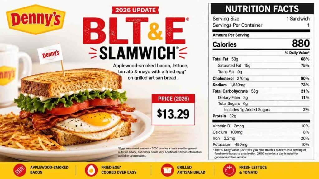 How the Price Compares to Other Denny's Sandwiches