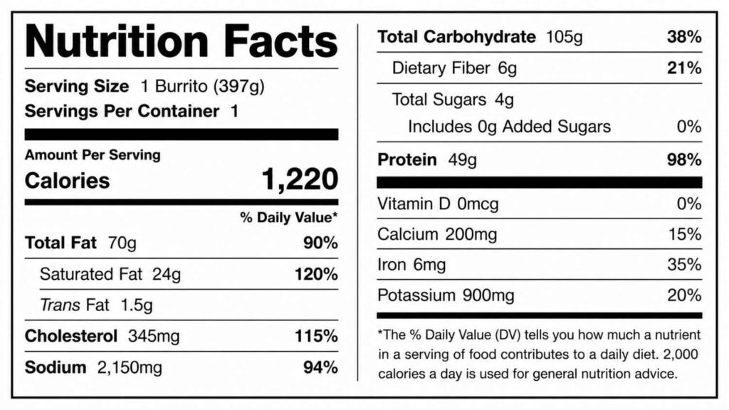 Other Nutrition Facts to Know