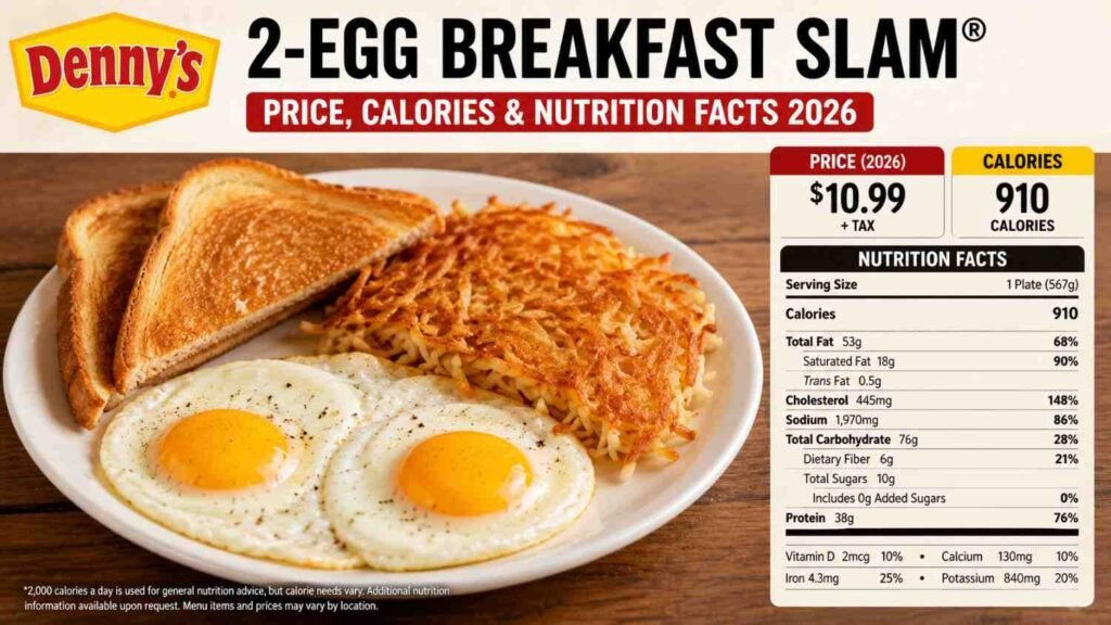 What Is the Denny's 2-Egg Breakfast Slam?