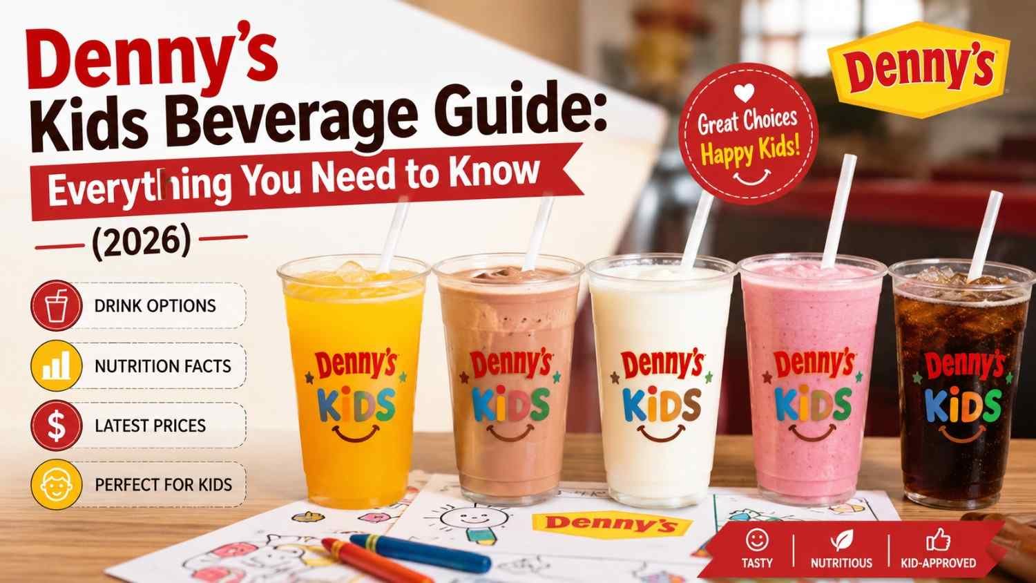Denny’s Kids Beverage Guide: Everything You Need to Know (2026)