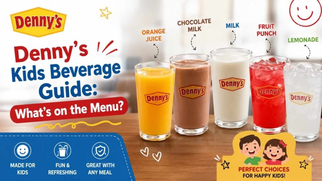 Denny's Kids Beverage Guide What's on the Menu?