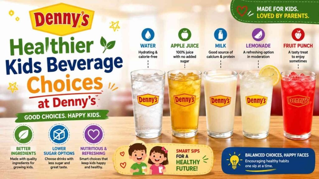 Healthier Kids Beverage Choices at Denny's