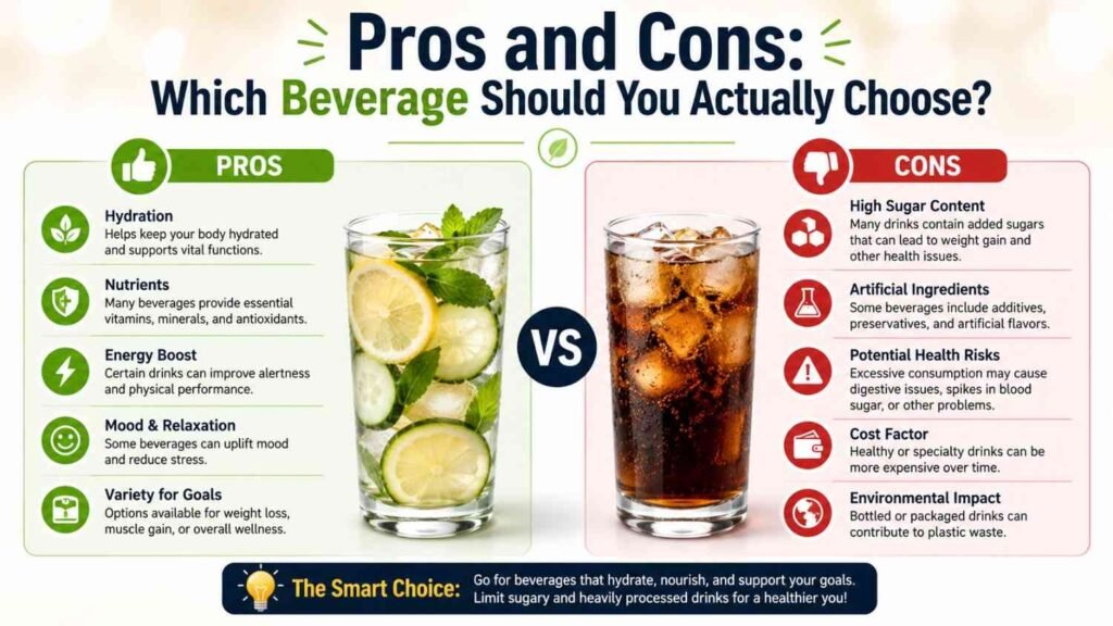 Pros and Cons Which Beverage Should You Actually Choose?